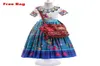 Encanto meninas festa vestir-se princesa traje crianças halloween mirabel cosplay traje bebê menina vestido de natal cainival vestido g23723091