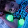クリエイティブマッシュルームキッズギフトレインボーカラフルなLEDナイトライトライトブーン輝くLEDランプリムーバブルボールと眠っているおもちゃZZ