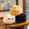 Bambole di peluche 18 cm Gatto nero Peluche Gatto grasso Cuscino Morbido peluche Bambola Anime Peluche Peluche Giocattolo per bambini Regalo di compleanno Decorazioni di San Valentino