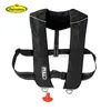 Colete salva-vidas Bóia Pesca Profissional Colete Salva-vidas Manual Automático PFD Colete Salva-vidas Inflável Esportes Aquáticos Flutuador Mar Surf Barcos Pesca Adulto 240122