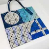 Totes skarvade väska sex rutnät fläckiga randfärgblockserier singel axel handhållna kvinnors väskor designer handväskor kvinnor
