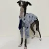 Dog Apparel Greyhounds Shirt Clothes Spring Summer Breathable Pure Cotton Whippets Italian Pet Supplies