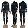 Kvinnors sportkläder Casual Fashion Luxury Brand Set 2-Piece Designer Sportwear J2913