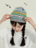 Berretti Berretto a doppio scopo Cappello lavorato a maglia caldo autunno inverno da donna Design di nicchia originale Può essere utilizzato come sciarpa Divertenti berretti grigi