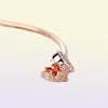 925 Sterling Silver & Rose Gold Plated Bracelet Sparkling Crown O Chain Fashion Bracelet Fits For European Bracelets Charms and Beads5646987