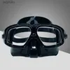 Maschere subacquee Maschera subacquea Immersione apnea Lente antiappannamento ad alta definizione Maschera per lo snorkeling Occhiali per immersione per sport acquatici L240122