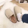 Пляжная обувь Shevalues Fashion Cork House Women Unisex Home Сабо и мюли Comfort Slip-on Potato Shoes Пара Уличная пляжная обувь 240122