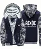 ACDC Rock Band Music Letter Thick Hoodies Winter Coat Jacket Lose Hoodie Vintage Punk Hoody Harajuku Men Clothing 2011283400254