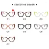 Zonnebril Frames 2024 Mode Anti-blauw Licht Brillen Man Vrouwen Oversized Cat Bril Frame Retro Zwart Grote Computer Bril