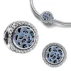 Breloques en argent Sterling imprimé léopard zèbre, adaptées au Bracelet Original, pendentif perle pour femmes, bijoux fins, cadeau, nouvelle collection 2022