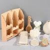 Set di accessori per il bagno domestico Confezione regalo cilindrica per bagno a forma di cuore forniture per doccia regalo aziendale per vacanze set doccia regalo LT772