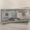 Copier de l'argent Réel 1: 2 Taille Simulé Billets d'un dollar Contrefait Prop Jouets FSVXV