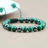 Strand Black Hematite Bracelet Men Tiger Eye Stone Beads Bracelets Women Weight Loss Health Care Magnetic Soul Protection Jewelry Gifts