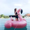 Colete salva-vidas bóia gigante inflável flamingo 60 polegadas unicórnio piscina flutua tubo jangada anel de natação círculo cama de água boia piscina adultos brinquedos de festa 240122