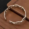 Designer H Home Bracelet 925 chaîne en argent sterling bracelet nez de cochon femme version coréenne thaïlandaise ins vent frais réglable net rouge pour les amoureux