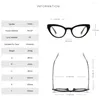 Sunglasses Frames Cat Eye Computer Glasses Anti Blue Light Blocking Eyeglasses Optical Gaming Filter Eyewear Red Black Crystal JS6018