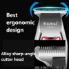 Hårklippare Kemei Hårtrimmer Electric Beard Trimmer For Men Hair Clipper Hair Cutter Machine Haircut Grooming Kit KM-032