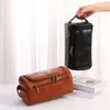 Sacos cosméticos compõem o lado do saco para senhoras retro à prova dwaterproof água viagem de negócios grande capacidade produtos de cuidados com a pele armazenamento de higiene pessoal