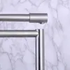 Kökskranar kranar rostfritt stål blyfri fällbara handfat kransträngbar svängarm 360 graders svängbar pip kallt vattenblandare