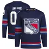 21 Barclay Goodrow New York Rangers Hockey Jerseyss Jaroslav Halak 5 Ben Harpur 24 Kaapo Kakko 48 Kalynuk 88 Patrick Kane Ryan Lindgren Mikkola personnalisé Hommes Femmes Jeunes