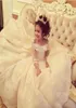 Robes de fille de fleur pour les mariages avec train robe de bal en dentelle robe de concours de petites filles robes de première communion ivoire blanc pour fille3036264