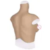 Costume Accessories Silicone Breast for Transgender Oil-free High Simulation Upgrade B C D E Cup Fake Boobs