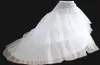 Vita bröllopstillbehör Mermaid Brud Petticoats Slip 1 Hoop Bone Girls Crinoline Underskirts For Wedding Bride Dresses3377034