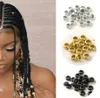 50 200 PCS Anneaux de cheveux africains Poignets Tubes Charms Dreadlock Dread Braids Bijoux Décoration Accessoires Or Argent Perles 2207202726433