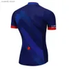 T-shirty koszule rowerowe Topy 2023 Gorący New Jersey z krótkim rękawem rower zużycie ropa Ciclismo Rower Rower Cycle MTB Sport Ubranie mężczyzn Womenh24122