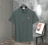 Modna męska koszulki Polos T-shirty Designer Business Polo Bluzka stała kolor Krótkie rękawy Topy Slim Oddychanie Męskie Dress Męskie koszulki azjatyckie rozmiar M-3xl