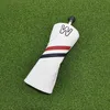 Eenvoudige sfeer Golf Woods Headcovers Covers voor Driver Fairway Clubs Set Heads PU-leer Unisex 240122