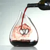 6001700ml Cuore Creativo Senza Piombo Bicchiere di Cristallo Decanter per Vino Linlang Contenitore per Whisky Vaso Personalizzato Regalo 240122