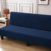 Cadeira cobre sofá cama capa para sala de estar dobrável sofá sem braço estiramento protetor de poltrona grossa