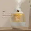 Humidifiers New USB Air humidifier For Home Small BedroomTabletop Carousel WithMusic BoxCross Border Gift Gving YQ240122