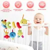 Toyvaiduryb Mobiles# Baby-Hängeautositz-Spielzeug, Plüsch-Aktivitätskinderwagen mit BB-Quietscher und Rasseln für die Reise von Neugeborenen