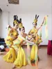 Stage Wear Dunhuang Flying Vêtements Manches Robe Chang'e Moon Dance Costume Folk Song Party