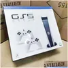 Otros juguetes 50% de descuento en consola de juegos de TV Caja de 8 bits con 200 juegos clásicos Salida AV Gs5 Estación de mini juegos de video retro Controlador con cable dual Otbbo