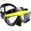 Masques de plongée Myopie optique tuba masque de plongée lunettes de natation myope myopie équipement panoramique vue large adulte jeunesse -1.0To-6.0L240122