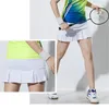 Capris nouveaux hommes Shorts jupe femme sport jupes dames jupe de tennis leggings course tennis shorts femmes noir blanc 2XS4XL