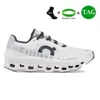 Chaussures de créateurs de haute qualité Cloudster Cloudmon sur hommes femmes sur mON Cloudster 1 Retro High OG Designer Sneakers entraînement et cross Undyed White Ash Gree