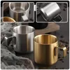 Wine Glasses Travel Mug Coffee Cup Milk Toddler Camping Cups Stainless Steel Tea Metal Breakfast