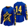 Hockey 2024 All-Star 20 Sebastian Aho Jerseys 38 Boone Jenner 93 Alex Debrincat 72 Sergei Bobrovsky 88 David Pastrnak 1 Jeremy Swayman 26 Rasmus Dahlin Purple White