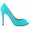 Sandaler 2024 Summer European and American High Heel Matte Wedding Ball Fish Mouth 4286