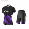 Survêtements pour hommes Ensembles de maillots de cyclisme LIV Vêtements de vélo Ensemble de cyclisme Pas cher en gros Vêtements pour femmes Ensembles de vêtements pour femmes Maillot de vélo de montagne Femme ShortsH24122