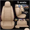 Car Seat Covers Ers Leather Er For E39 E60 5 Series F11 G30 G31 E61 F07 F10 F18 G38 Touring Accessories Drop Delivery Automobiles Moto Dhulp