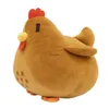 Pluszowe lalki 22 cm Stardew Valley Chicken Pillow Plush Miękki nadziewane zwierzęce zabawki z kreskówki Stardew Valley Dzieci Prezent urodzinowy prezent Bożego Narodzenia