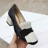 Дизайнерские сандалии платье обувь высокие каблуки Marmont Pumps Loafer Party Trape Shouse Losed Gold Silver Black Cutemy Cucky Loafer