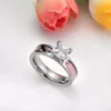 Band Tigrade Luxury Cubic Zirconia Pink Camo Ring Set Women Titanium Wedding Band Engateement Rings Par Set Rings Big Stone Feamle