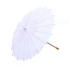 DIY Painting Chinese Craft Paper Umbrella for Wedding Photograph Accessory Party Decor White Paper Long-handle Parasol 20cm 30cm 40cm 60cm 84cm