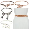 Riemen Sieraden Luxe Design Jurk Accessoires Boheemse Tailleband Geweven Taille Touw Houten Kraal Hanger Kwastje Tie Strap